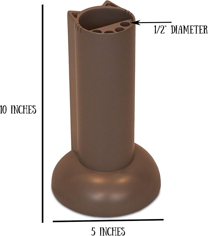 Cat Teaser Wand Holder. Keep Cats Safe with This Unique Cat Toy Storage Solution. Organize Feather Cat Wand Toys. Patent Pending (Gray)-Mewly Pet