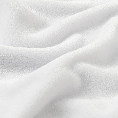BEDELITE Fleece Blanket King Size Blankets for Bed, Luxury Plush Cozy Fuzzy Blanket 108x90 inches, Super Soft Warm Lightweight Throw Blanket All Seasons Suitable, White