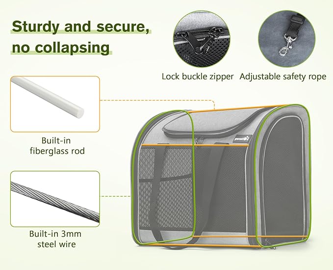 Pecute Cat Backpack with Widened Interior Space, Upgraded Dog Backpack Carrier with Various Ways to Carry, Pet Backpack with Breathable Mesh, Pet Travel Carrier with Soft Padded, Reinforced Support-Mewly Pet