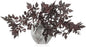 Lyrow 3 Pack Artificial Cimicifuga Plant Leaf Spray Faux Plum Cimicifuga Ramosa Leaf Branch Faux Fall Spray Silk Plants for Home Vase Wedding Garden Farmhouse Table Mantel Decor (18 Inches)