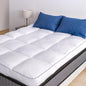 Marine Moon California King Mattress Topper, Extra Thick Bed Topper, Cooling Plush Pillow Top Mattress Toppers Soft Down Alternative Pad, Hotel Quality Pillow Topper, Cal King