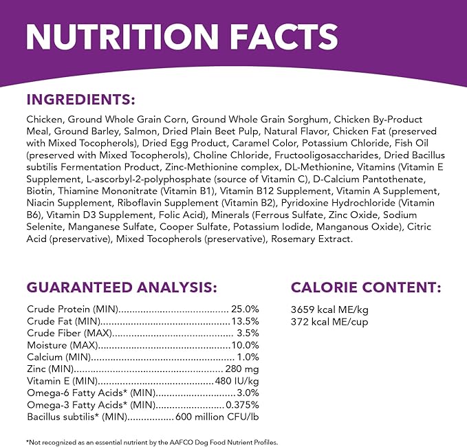 IAMS Advanced Health Skin & Coat Adult Dry Dog Food Chicken and Salmon Recipe, 6 lb. Bag-Mewly Pet