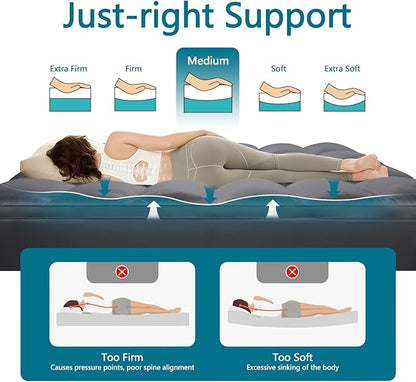 CHOKIT King Mattress Topper, Extra Thick Pillow Top Mattress Pad for Back Pain Relief, Cooling Bed Topper Mattress Cover with 8-21 Inch Deep Pocket