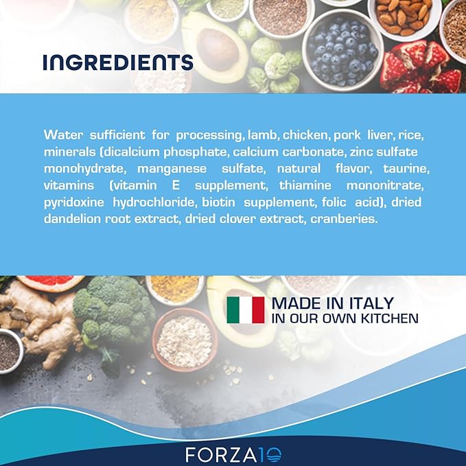 Forza10 Kidney Care Cat Food – Renal Support Wet Cat Food with Lamb, 3.5 oz Cans, 4 Pack – Vet Formulated, Made in Italy-Mewly Pet