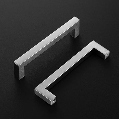 Ravinte 15 Pack Brushed Nickel Kitchen Cabinet Handles 5 Inch Cabinet Pulls Square Kitchen Hardware for Cabinet Drawer Pulls Drawer Handles Come with Screwdriver