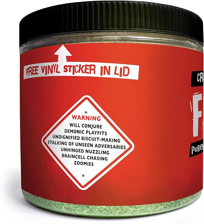 Fiend Catnip Safety-Cut 100% Pure Potent Fine Cat Nip for Cats & Kittens – Ultra Potent, North American – 1 Cup (34.5g) Canister – Go Ahead, Create a Monster!-Mewly Pet