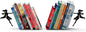 Artori Design Book Ends to Hold Books Heavy Duty - Hidden Metal Bookends for Shelves Desk - Bookend Book Holder for Home Decorative - Gift for Book End Lovers and Home Décor (Supergal - Set of 2)