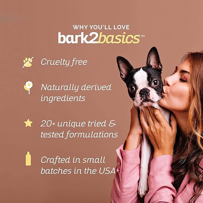 Bark2Basics Oatmeal Conditioner, Gallon - Natural Ingredients, Moisturizing, Hydrating, Crafted with Colloidal Oatmeal, Relieves Dry Itchy Irritated Skin, Coconut Fragrance-Mewly Pet