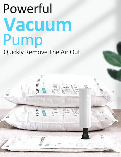 Electric Air Pump for Inflatables- 2×2000mAH Rechargeable Battery Powered Air Mattress Pump- Cordless Portable Air Pump, Quick-Fill Inflator Pump for Camping Air Mattress Bed, Pool Floats Toys, Boats