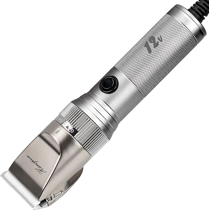 Dog Grooming Clippers High Power Dog Clipper for Thick Heavy Coats Low Noise Plug-in Pet Trimmer Pet Professional Grooming Clippers with Guard Combs Brush for Dogs Cats and Other Animals-Mewly Pet