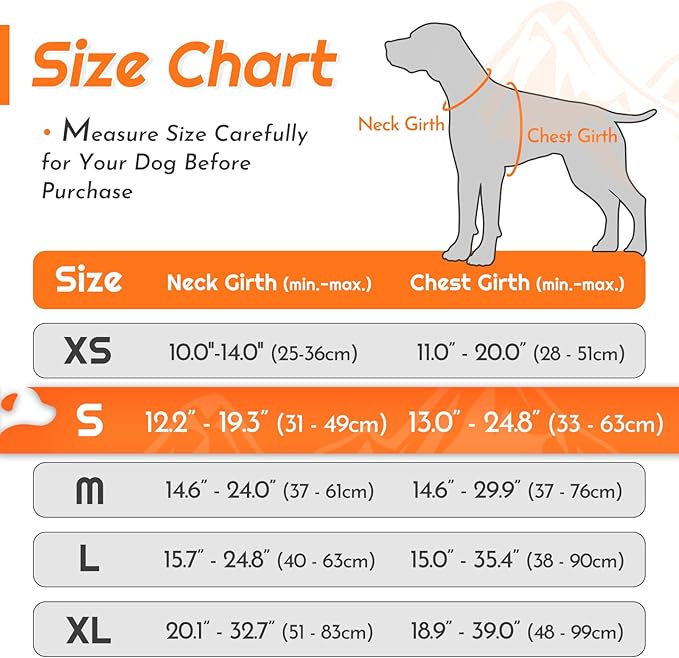 Eagloo Dog Harness Small Sized Dog, No Pull Service Vest with Reflective Strips and Control Handle, Adjustable and Comfortable for Easy Walking, No Choke Pet Harness with 2 Metal Rings, Orange, S-Mewly Pet