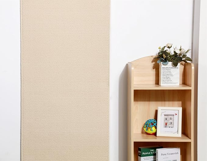 SHENGOCASE 67"x 23.6" Thickened Cat Wall Climbing Carpet, Cat Wall Furniture Scratcher, Scratching Post, Couch Sofa Protector (Creamy-White)-Mewly Pet