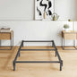 7 Inch Twin Bed Frame, Compatible with Most Brand Box Spring Or Mattress, 6-Leg Support Bed Base, Noise-Free, Easy Assembly, Black