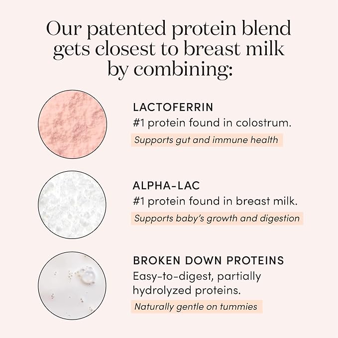 Infant Formula Powder for Infants 0-12 Months, Made With Organic Whole Milk, Clean Label Project Certified, Closest-to-Breast Milk Baby Formula Patented Protein Blend, 24 Ounce (Pack of 6)-Mewly Pet