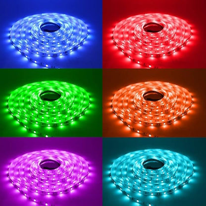 DAYBETTER Led Strip Lights 16.4ft W/ Remote Controller and Power Supply