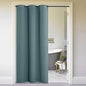 NICETOWN Greyish Green Doorway Curtain Privacy, Door Cover Curtain, Sound Reducing Winter Insulated Thermal Room Darkening Blackout Curtains for Bedroom, 84 inch Length (1 Panel, 5ft Wide by 7ft Long)