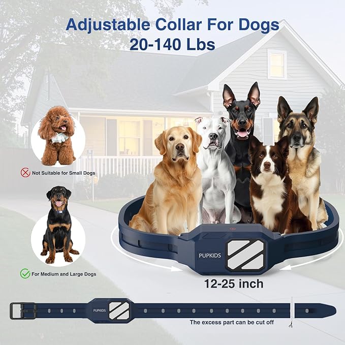 Dog Training Collar - 4200FT Dog Shock Collar with Remote Control with 119 Training Levels & Night-Lights, 100% Safe Innovative E Collar for Dogs Training for 20-140 Lbs Dogs