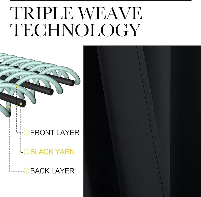 NICETOWN Black Room Dividers Curtains Screens Partitions, Premium Heavyweight Laundry Room Divider for Office, Vintage and Sliding Room (1 Panel, 20ft Wide x 7ft Long)