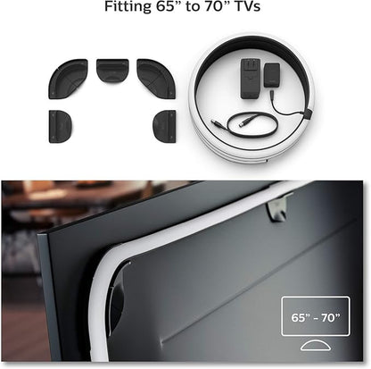 Philips Hue Play Gradient 65" Smart TV Light Strip, Flowing Color-Changing LED Strip Lights, Multicolour TV Backlight Sync with Music and Gaming, Requires Bridge & Sync Box, Control with App and Voice