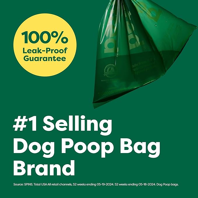 Earth Rated Poop Bags for Dogs, Guaranteed Leak Proof and Extra Thick Waste Bag Refill Rolls, Unscented, 270 Count-Mewly Pet