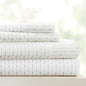 Linen Market Double-Brushed Patterned Microfiber Twin Sheet Set 3 Piece – Oeko-TEX Certified Ultra Soft & Wrinkle-Free - 16" Deep Pocket Sheets - Easy Care Twin Size - Beaded Arrows Light Gray