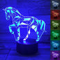 3D Horse Decor Lamp Gift with Remote, 7 Colors Changing Night Light Birthday Toys for Kids Girls Boys, Horse Lovers