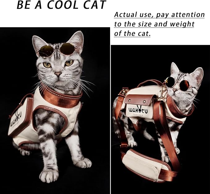 Dog Lift Harness Dog Carrier VES Harness Adjustable Leash with Small Puppy Treat Bag,Fits Most Cars,L-Mewly Pet