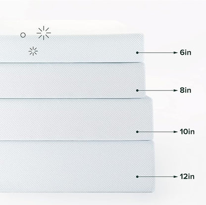 ZINUS 6 Inch Green Tea Cooling Memory Foam Mattress [New Version], Full, Fiberglass Free, Medium Firmness, Cooling Gel Foam, Certified Safe Foams & Fabric, Mattress in A Box