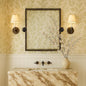 TEHOME Pivot Mirror Oil Rubbed Bronze Tilt Rectangle Bathroom Mirror Tilting Metal Framed Beveled Vanity Mirrors, Overall 23.9 x 24 inches (Mirrror 20 x 24 inches)