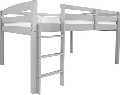 Concord Junior Loft Bed, Twin, Grey