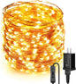 Moobibear LED String Lights 99ft UL Listed Plug in Fairy Lights 300 LED Warm White Waterproof Copper String Lights with ON/Off Switch for Bedroom Patio Birthday Wedding Valentines Day Decor