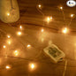 Mikasol Fairy Lights Battery Operated, 4 Packs Mini 3*AAA Battery Powered Copper Wire Led Starry String Lights Firefly Lights for Bedroom, Christmas, Parties, Decoration (5m/16ft Warm White)