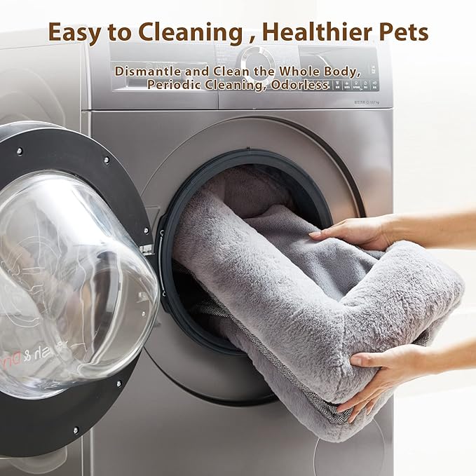 BFPETHOME Dog Beds for Small Dogs, Washable Dog Bed with Sides, Orthopedic Medium Sized Soft Mats with Removable Cover & Waterproof Pet Mat for Pet-Mewly Pet