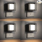 DORESshop LED Night Light, Plug-in [4 Pack], Dusk to Dawn Sensor, Night Lights Plug into Wall for Bedroom, Bathroom, Toilet, Stairs, Kitchen, Hallway, Kids,Adults, Nightlight, Daylight White 5000K…