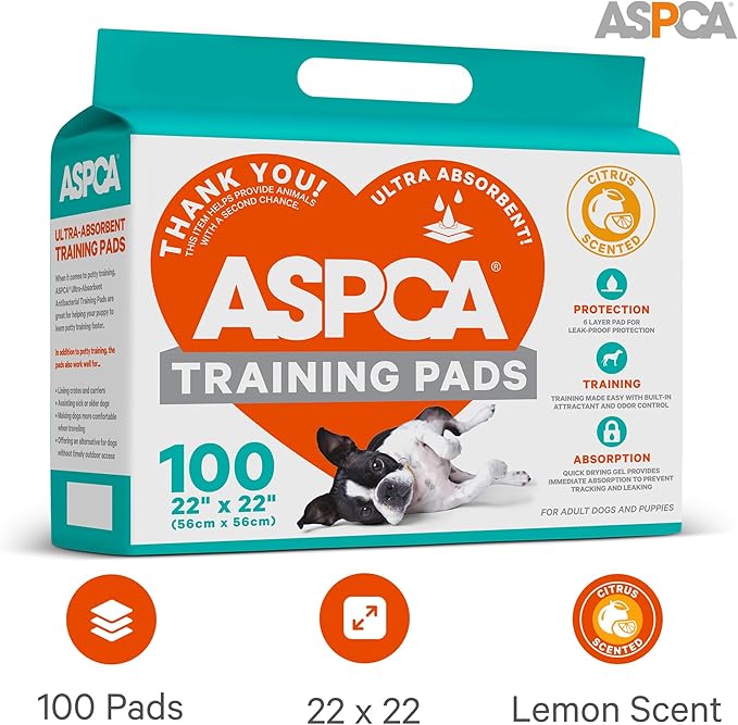 Scented Large Dog Pads, [100 Count], Quick-Drying Leakproof Dog Pee Pads with Odor Control for Puppy Training, Indoor or Outdoor Use-Mewly Pet