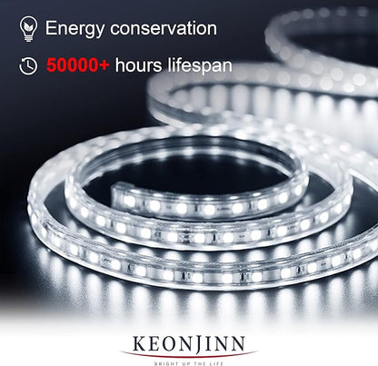Keonjinn LED Mirror for Bathoom 20 x 28 Inch, Bathroom Mirror with Front Lights, Shatter-Proof Tempered Glass, UL-Listed LED Driver, Anti-Fog, Dimmale 6000K, Easy Installation(Horizontal/Vertical)