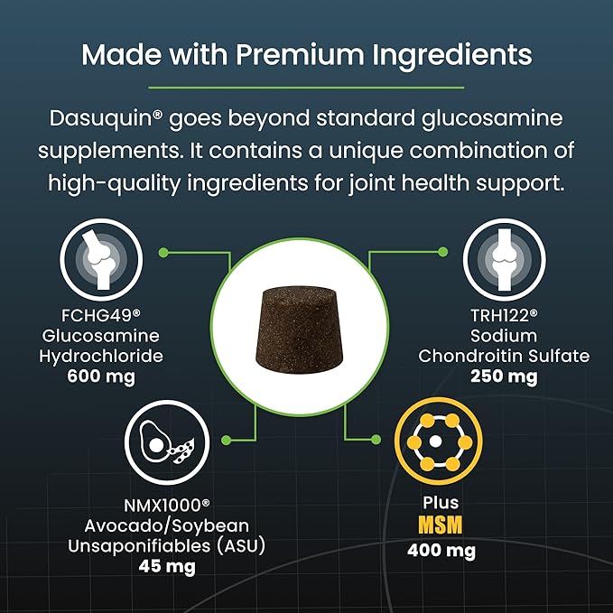 Nutramax Laboratories Dasuquin with MSM Soft Chews Small/Medium Dog 84 Count, brown-Mewly Pet