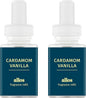 Pura and Allos - Fragrance Refill for Smart Home Air Diffusers - Aromatherapy Scents for Home - up to 120-Hours of Premium Fragrance per Vial - 2 Pack - Cardamon Vanilla (Sleep)