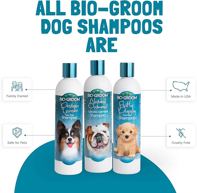 Bio-Groom Oatmeal Dog Shampoo – for Allergies and Itching, Cruelty-Free, Dog Bathing Supplies, Puppy Shampoo for Sensitive Skin, Made in USA, Anti-Itch Dog Products – 5 Gallons-Mewly Pet