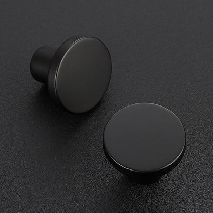 Ravinte 40 Pack Cabinet Knobs Black Kitchen Cabinet Knobs Round Dresser Drawer Pulls Closet Door Pulls 1-1/5 Inch