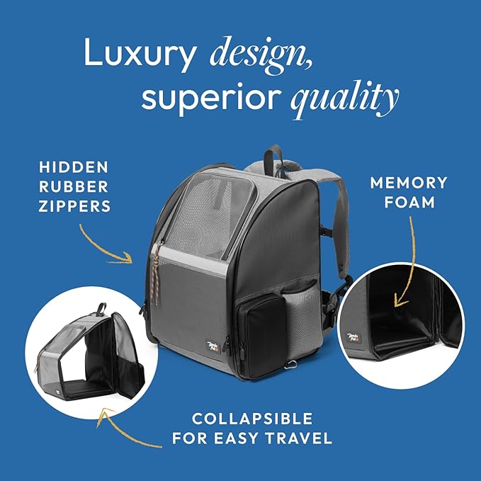 Pooch's Pick Luxury Pet Carrier Backpack-Mewly Pet