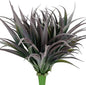 6Pcs Artificial Grass Fake Plants 17.3in Outdoor Plants UV Resistant Faux Greenery Stems Fake Grass for Home Window Garden Office Patio Pathway Front Porch Halloween Décor Green & Black