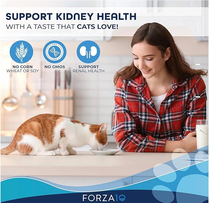 Forza10 Kidney Care Cat Food – Renal Support Wet Cat Food with Lamb, 3.5 oz Cans, 4 Pack – Vet Formulated, Made in Italy-Mewly Pet