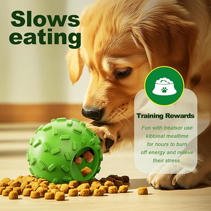 Dog Puzzle Toy 2 Pack – Cognitive Dog Treat Toy,Interactive Dog Toys for Treat Dispensing, Slow Feeder for Mental Stimulation & Anxiety Relief, Puppy Training Toy, Natural Rubber-Mewly Pet