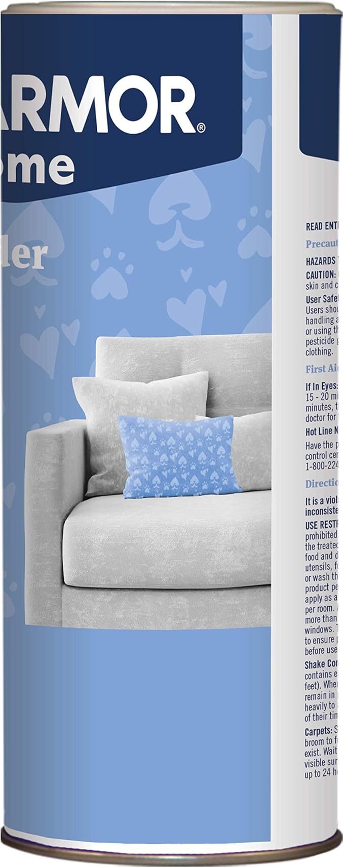 PETARMOR Home Carpet Powder for Fleas and Ticks, Protect Your Home From Fleas and Deodorizes Carpets, 16 Ounce-Mewly Pet