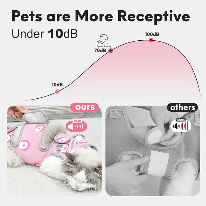 Supet Cat Grooming Hammock, Soft Fabric Nail Clipper Hammock, Self-Adhesive Wrap for Cutting Nails, Quickly Calm Down for Medicine, Teeth Brushing, Ear Cleaning-Mewly Pet