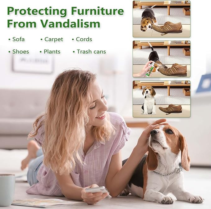 vyaji 5.07 Oz Bitter Apple Spray for Dogs to Stop Chewing - Natural Ingredients No Chew Spray for Dogs - Bitter Sprays for Dog - Alcohol-Free & Cruelty-Free - Safeguard Beloved Furniture, Green-Mewly Pet