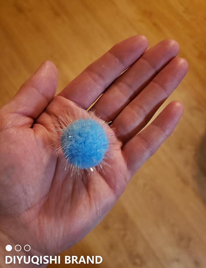 100-Pack Cat Toy Balls – Soft Fuzzy Toys for All Cats to Play and Exercise Indoors (1.5 inch, Cat Toys Pro Collection)-Mewly Pet