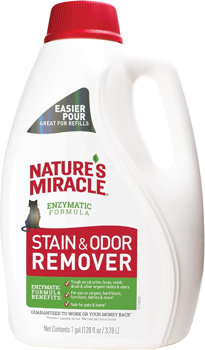 Nature's Miracle Stain and Odor Remover Cat, Odor Control Formula, Pour-Mewly Pet