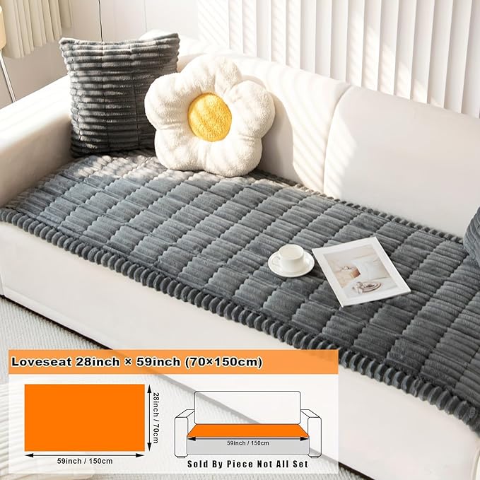 ZQFFB Pet Couch Cover Dogs Washable Non-Slip Couch Protector Pet Friendly Dog Mat for Couches and Sofas-Mewly Pet